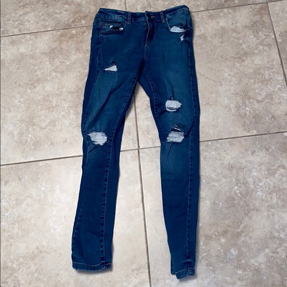 Garage ripped jeggings - Picture 1 of 1